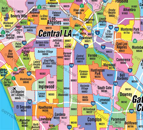 angeles city zip code